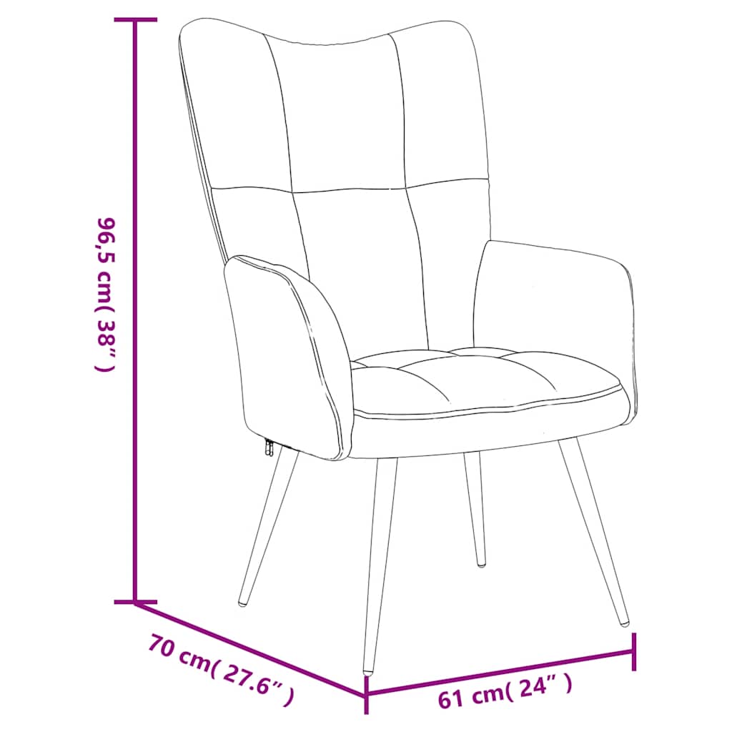 Relaxsessel Schwarz Samt