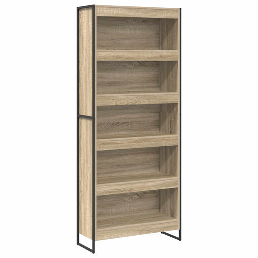 Bücherregal Sonoma 80 x 30 x 155 cm Holzwerkstoff
