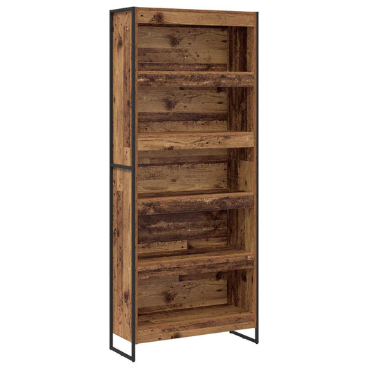 Bücherregal Altholz 80 x 30 x 155 cm Holzwerkstoff