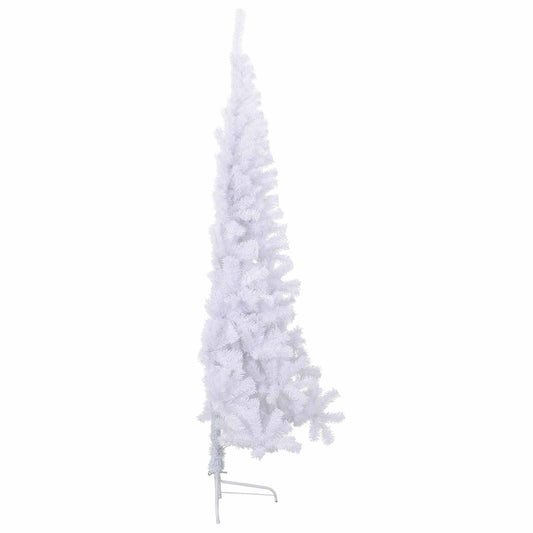 Künstlicher Weihnachtsbaum Weiß 240 cm PVC und Stahl