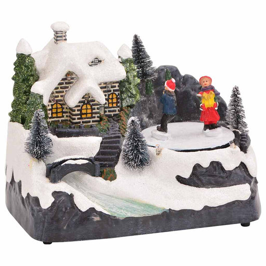 Weihnachtliche Tischdeko Mehrfarbig 16 x 11,5 x 13 cm Kunststoff