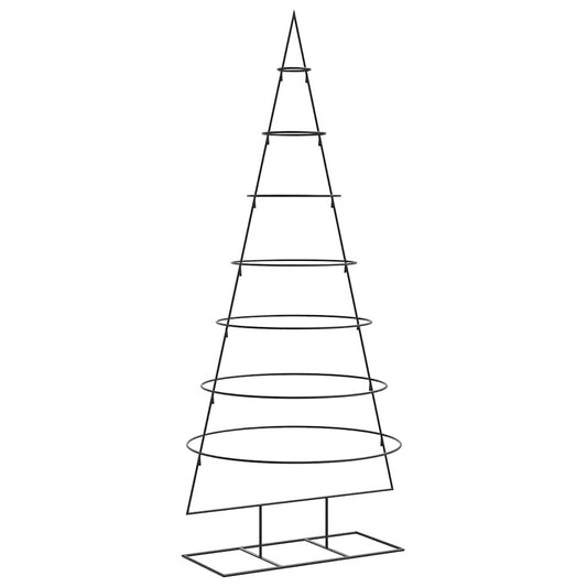 Metall-Weihnachtsbaum für Dekorationen Schwarz 180 cm