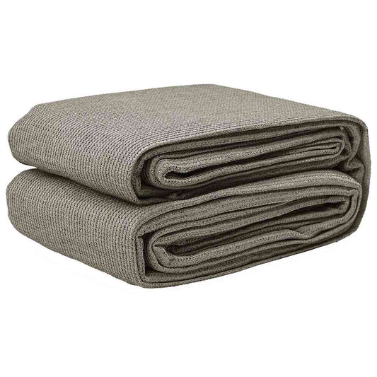 Zeltteppich Hellgrau 200 x 250 cm Polyethylen