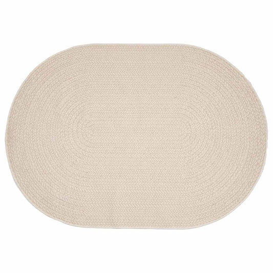 Teppich ZIZUR Creme 170 x 120 cm Polypropylen
