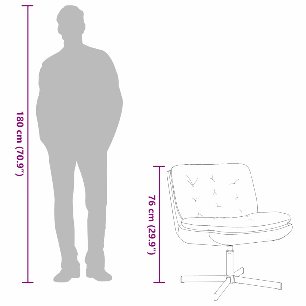 Drehender Entspannungsstuhl Weinrot 63 x 75 x 76 cm Samt