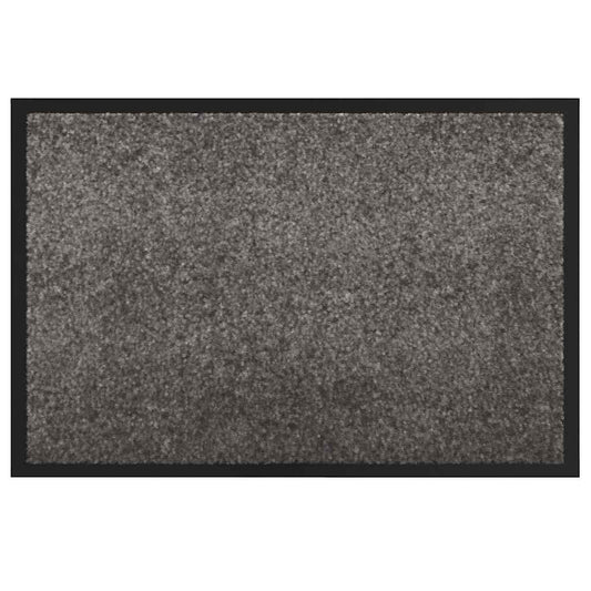 Fußmatte Hellgrau 120 x 80 x 1,2 cm Teddystoff