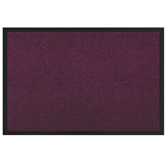 Fußmatte Bordeaux 120 x 80 x 1,2 cm Teddystoff