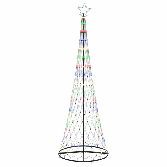 LED-Weihnachtsbaum Mehrfarbig 100,5 x 100,5 x 302,5 cm Metall