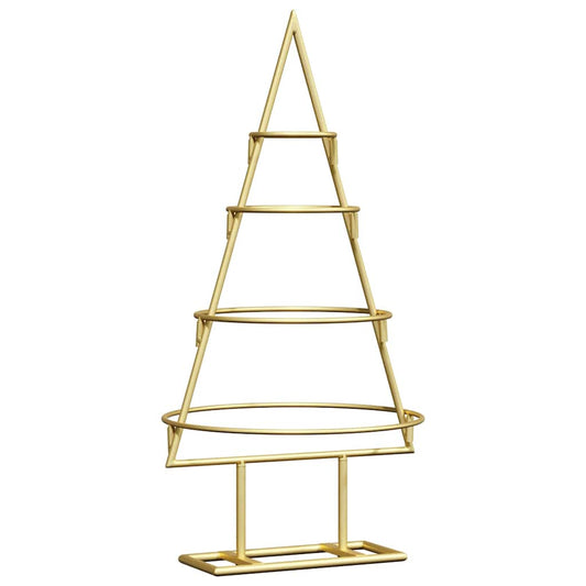 Metall Weihnachtsbaum Gold 60 cm Pulverbeschichteter Stahl