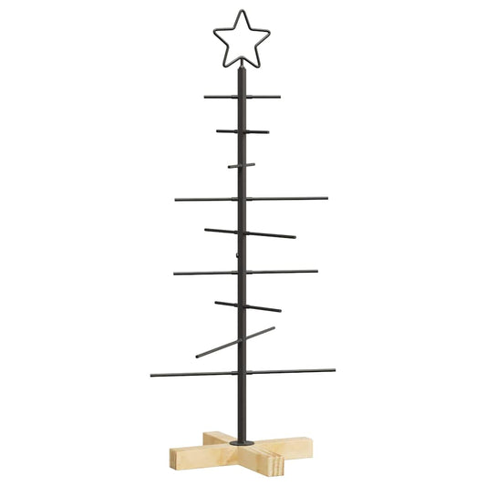 Metall Weihnachtsbaum Schwarz 90 cm Pulverbeschichteter Stahl