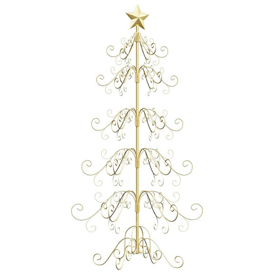 Metall Weihnachtsbaum Gold 150 cm Pulverbeschichteter Stahl