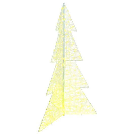 Weihnachtsbaum mit 240 LEDs Warmes Weiß 180 cm Acryl