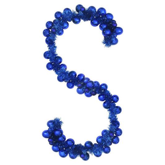 Weihnachtskugelgirlande Blau 186 cm Polystyrol
