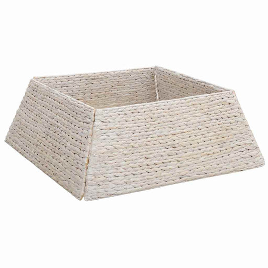 Weihnachtsbaumkragen Weiß 70 x 70 x 28 cm Wasserhyazinthe