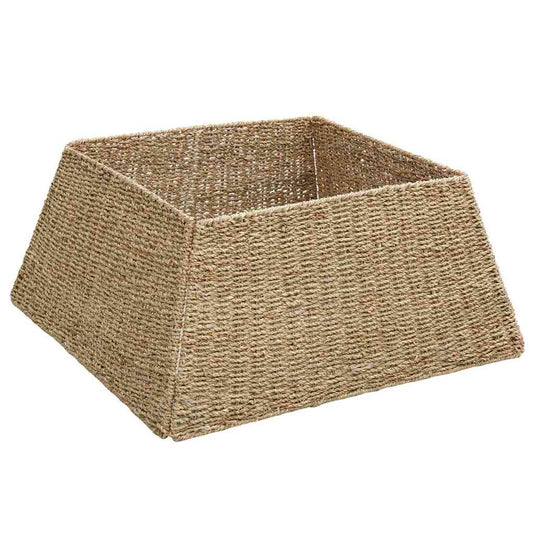 Weihnachtsbaumkragen Braun 60 x 60 x 28 cm das Seegras