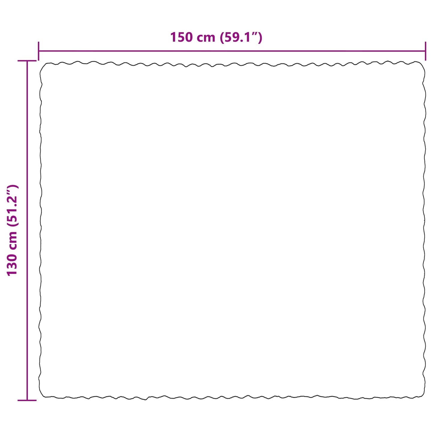 Kunstfell Kaninchenfell Decke Dunkelgrau 130 x 150 cm Polyester