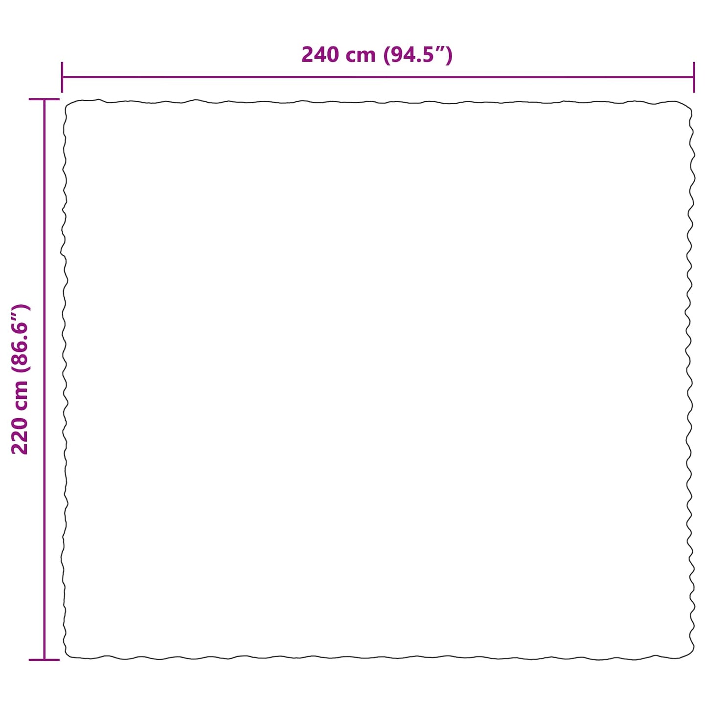 Kunstfell Kaninchenfell Decke 4 pcs Bordeauxrot 220 x 240 cm