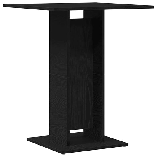 Bistrotisch Schwarze Eiche 60x60x75 cm Holzwerkstoff