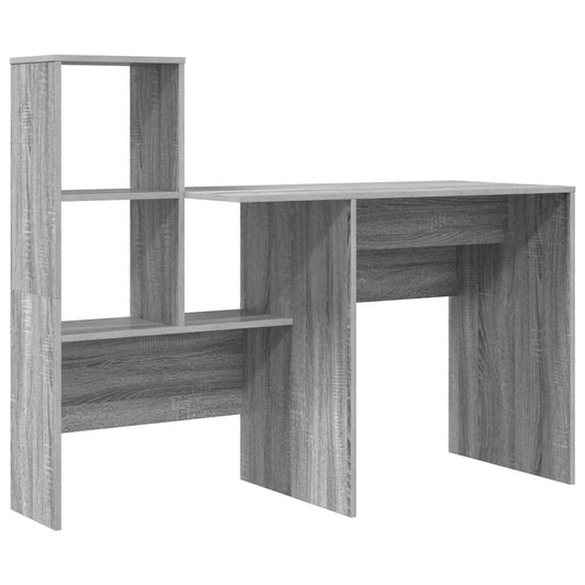 Schreibtisch Graues Sonoma 131,5 x 50 x 106,5 cm Holzwerkstoff