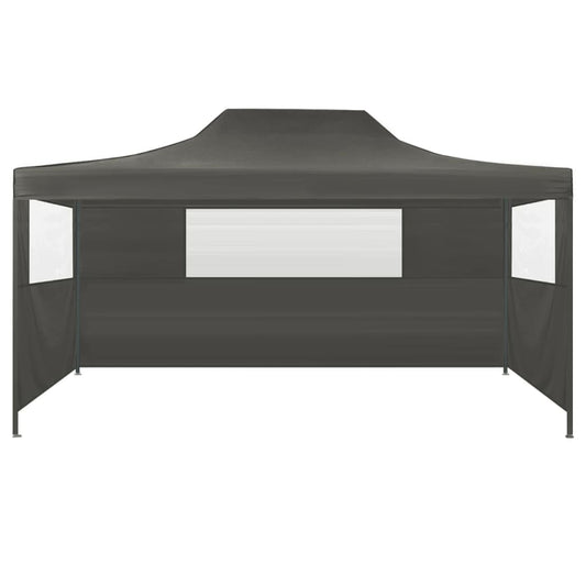 Faltzelt mit 3 Wänden 431x291x315 cm Anthrazit