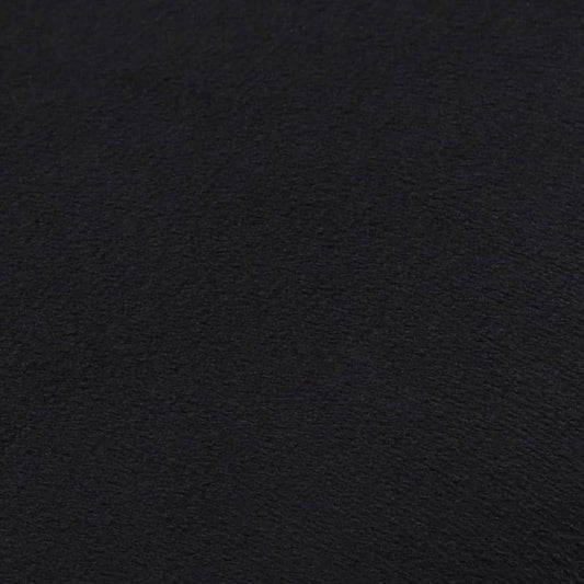 Hocker Schwarz und Golden Samt 28 x 36 cm