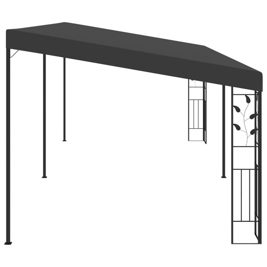 Wand-Pavillon 6x3x,5 m Anthrazit