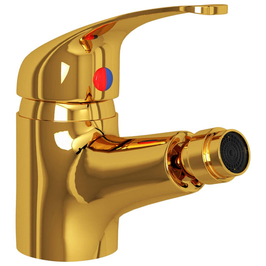 Badezimmer Bidet Mischbatterie Golden 13x12 cm