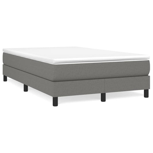 Boxspringbettgestell Dunkelgrau 120x200 cm Stoff