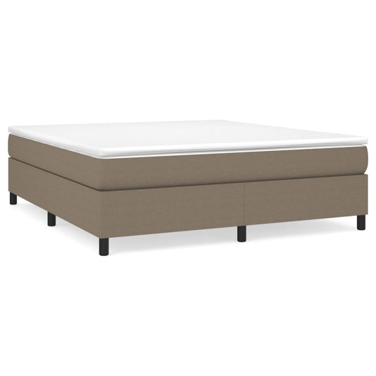 Boxspringbettgestell Taupe 180x200 cm Stoff