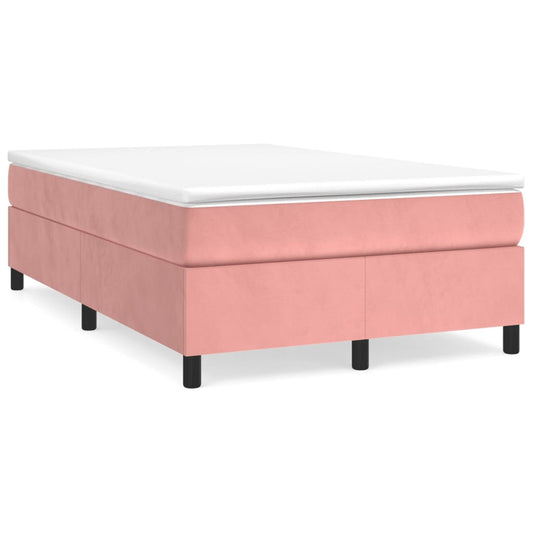 Boxspringbettgestell Rosa 120x200 cm Samt