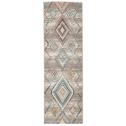 Teppich ARBIZU Indoor und Outdoor Vintage-Design 80x250 cm