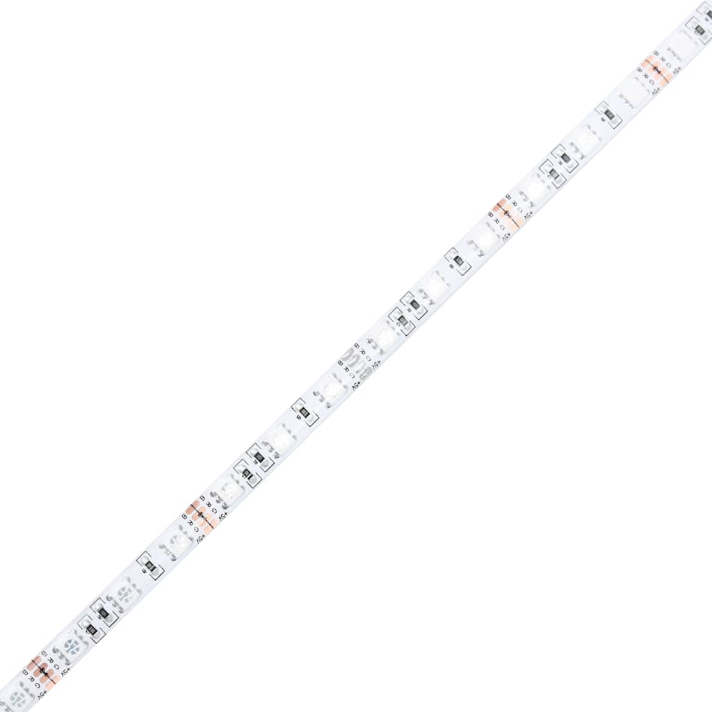 Bettgestell mit Kopfteil LED-Beleuchtung Sonoma-Eiche 140x190cm