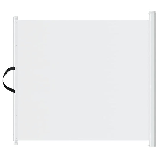 Haustier-Barriere Ausziehbar Weiß 102,5x125 cm