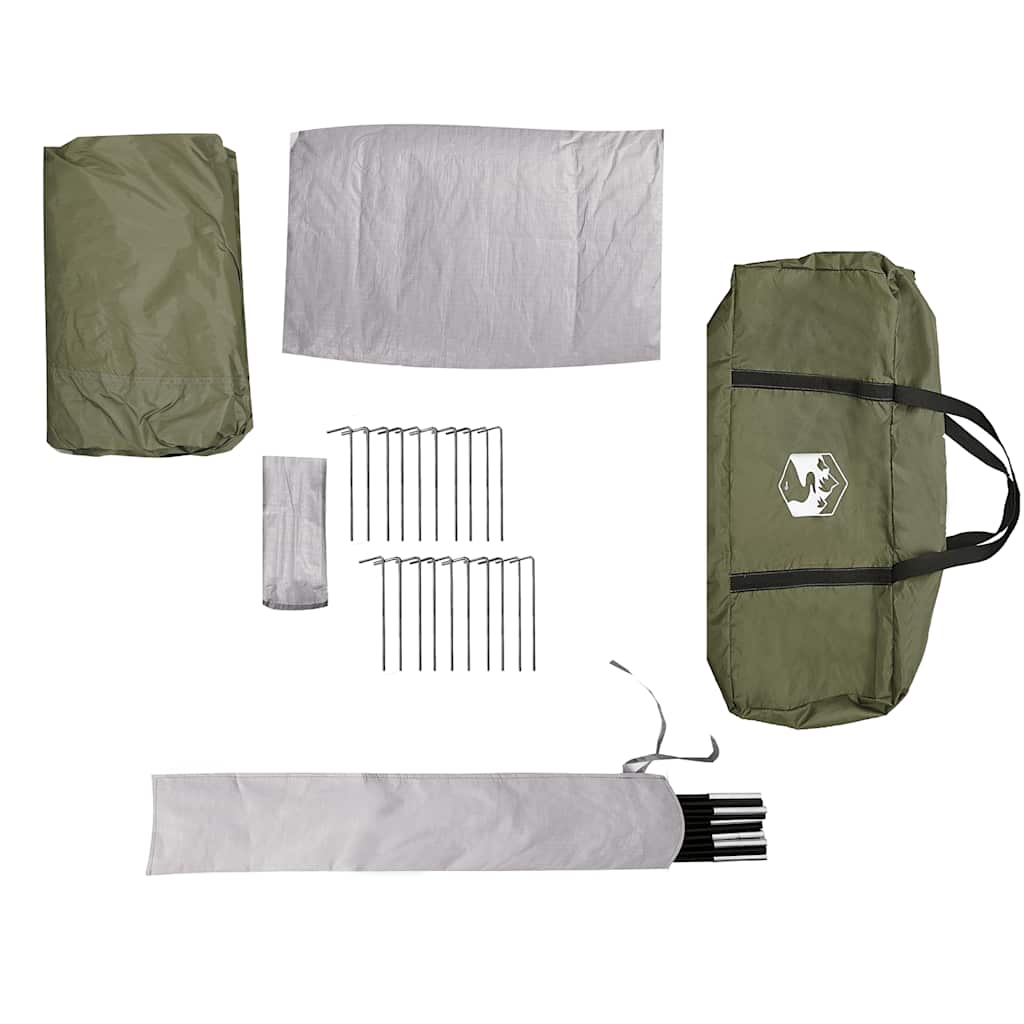 Tipi-Familienzelt 8 Personen Olivgrün Wasserdicht