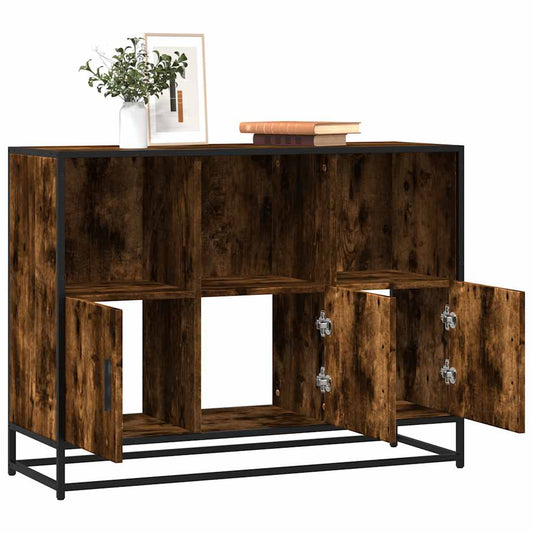 Sideboard Räuchereiche 100x35x76 cm Holzwerkstoff