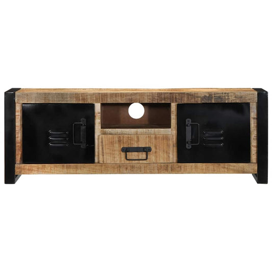 TV-Schrank 100x30x35 cm Massivholz Mango