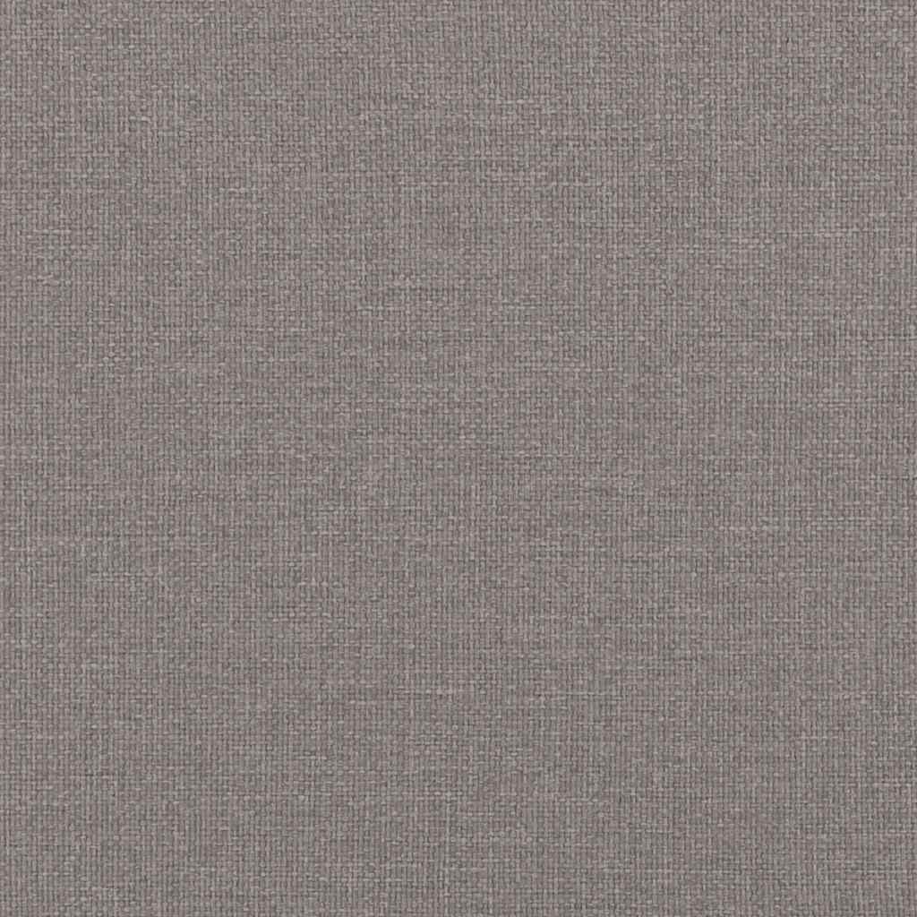 Bettgestell ohne Matratze Taupe 120x200 cm Stoff