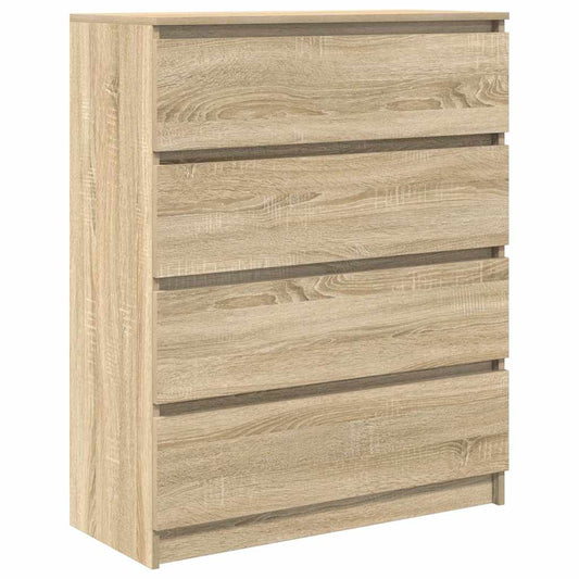 Sideboard Sonoma-Eiche 80x35x99 cm Holzwerkstoff