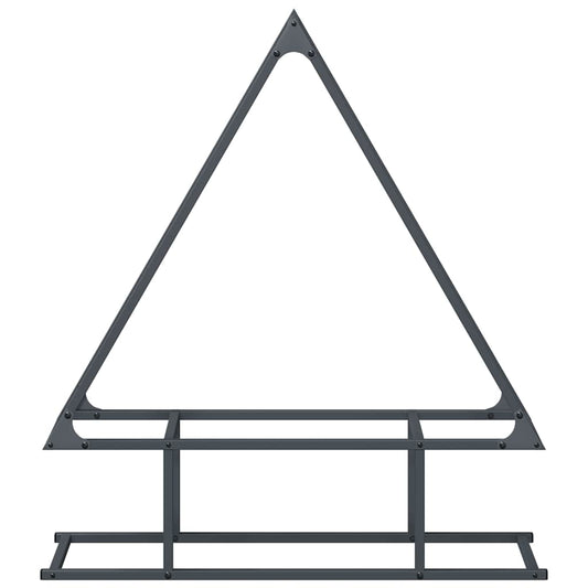 Brennholzregal Anthrazit 80x25x90 cm Kaltgewalzter Stahl