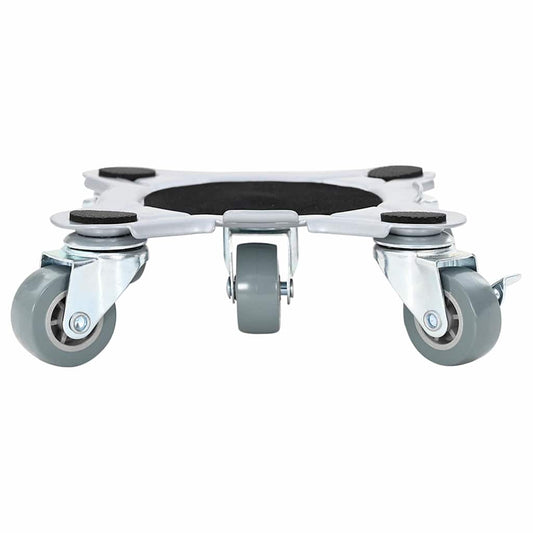 Möbelrollen 4 Stk. mit Heber 15,5x15,5x5,5 cm Stahl 1000 kg