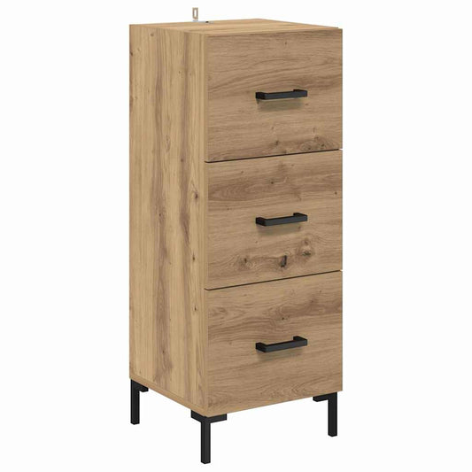 Sideboard Artisan-Eiche 34,5 x 34 x 90 cm Holzwerkstoff