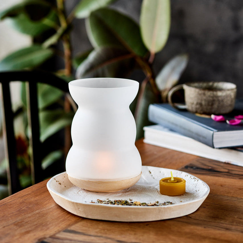 Set Räucher- & Duftlampe Lucerna mit Räuchermischung Weihnachtszauber