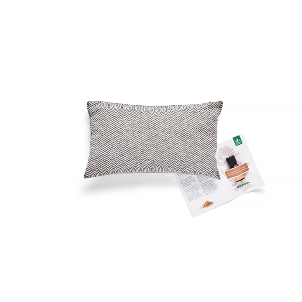 Arvenkissen Fischgrat Muster 20 x 35 cm