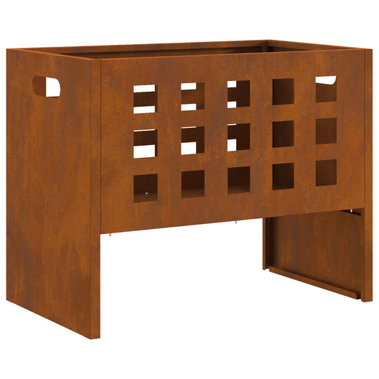 Feuerplatz Braun 50 x 30 x 40 cm Witterungsbeständiger Stahl