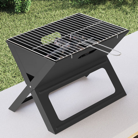 Outdoor Grill Schwarz 46 x 31 x 31 cm Stahl