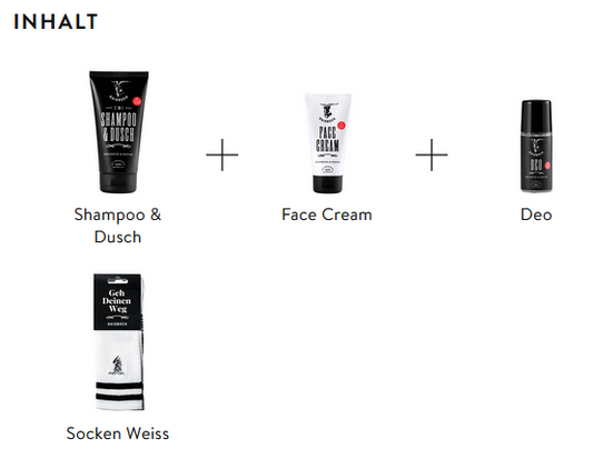 GAISBOCK Geschenkset - Für deinen Lieblings-Duschpartner