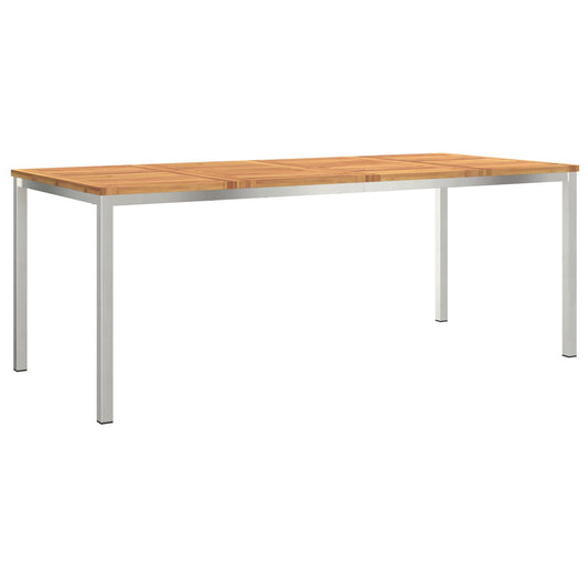 Esstisch Braun 200 x 90 x 75 cm Massivholz Akazie