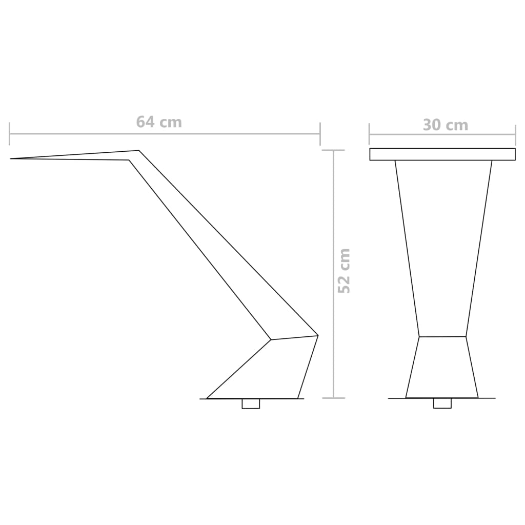 Pool-Wasserfall Edelstahl 64x30x52 cm Silbern