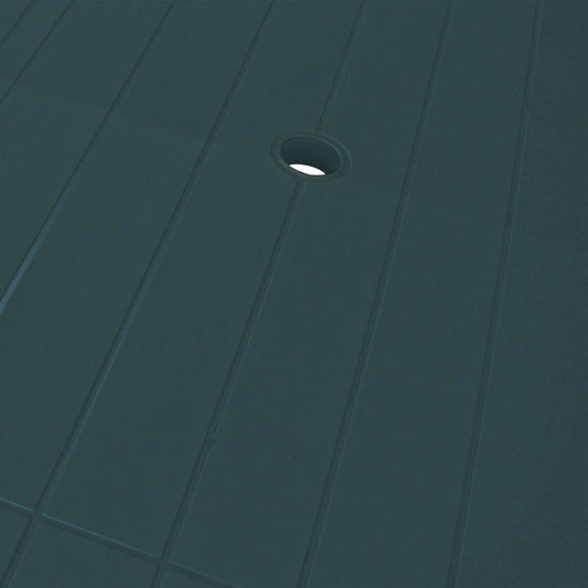 7-tlg. Garten-Essgruppe Kunststoff Grün