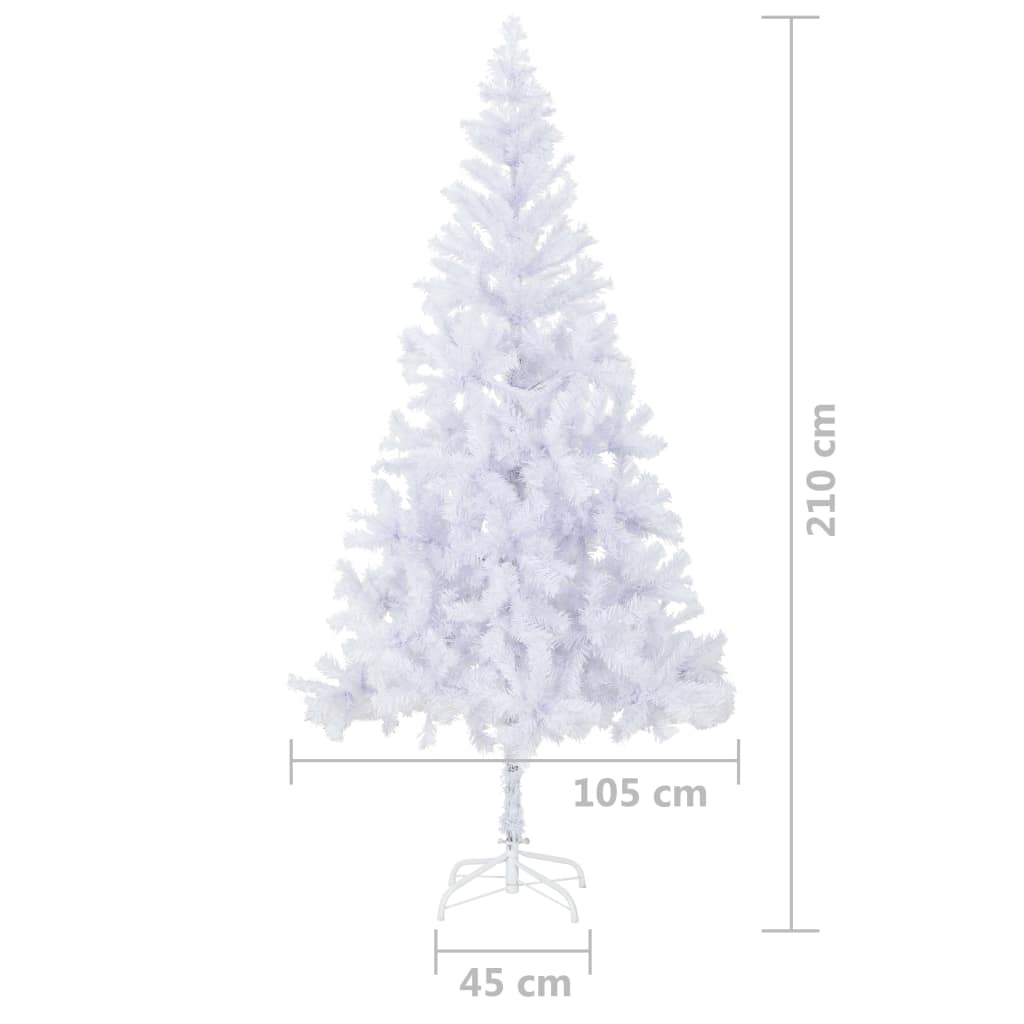 Künstlicher Weihnachtsbaum mit Stahlständer 210 cm 910 Zweige